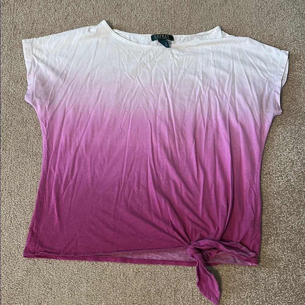 Ralph Lauren Women's Purple Top